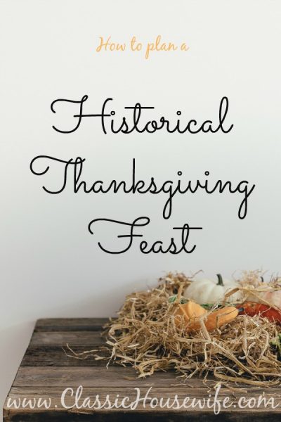 historical thanksgiving feast