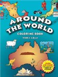 around the world coloring book geography