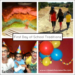First Day of School Traditions