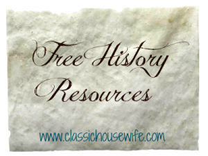 free history resources for homeschool