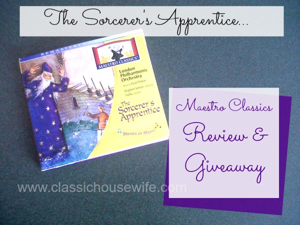 A review and giveaway of The Sorcerer's Apprentice by Maestro Classics