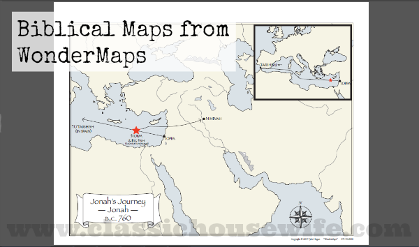 Biblical Maps from WonderMaps