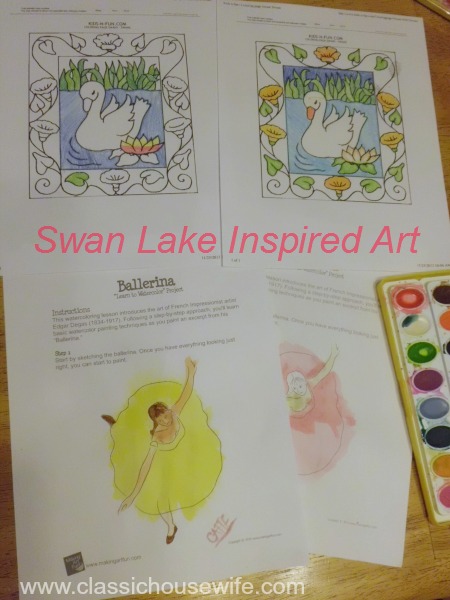 Swan Lake Inspired Art