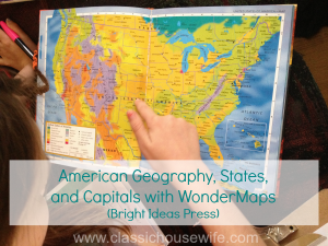 American Geography States Capitals WonderMaps