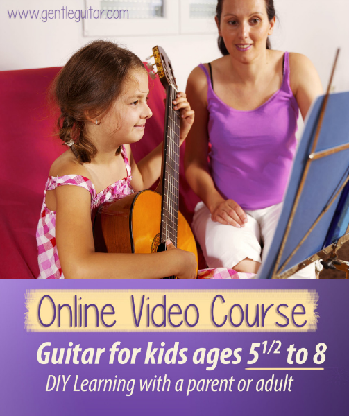 Gentle Guitar Course Online For Kids