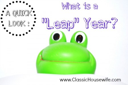 Leap Year Study Homeschool
