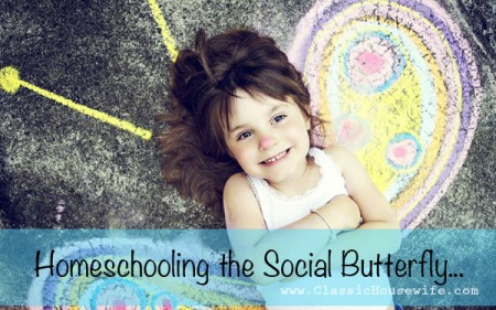 Homeschooling Extrovert Social Butterfly