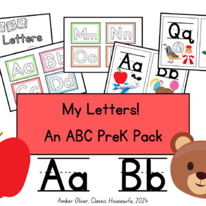 alphabet preschool letters