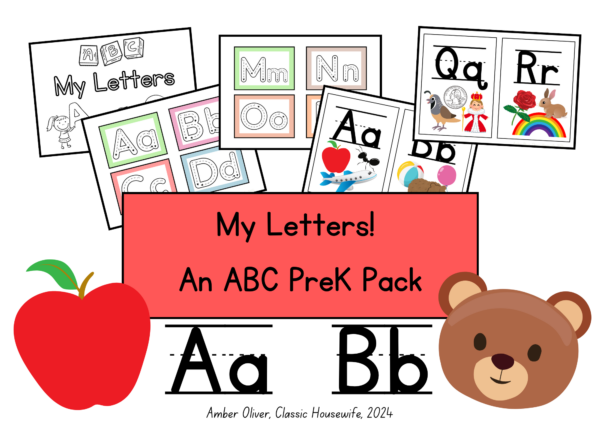 alphabet preschool letters