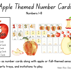 Apple Number Cards